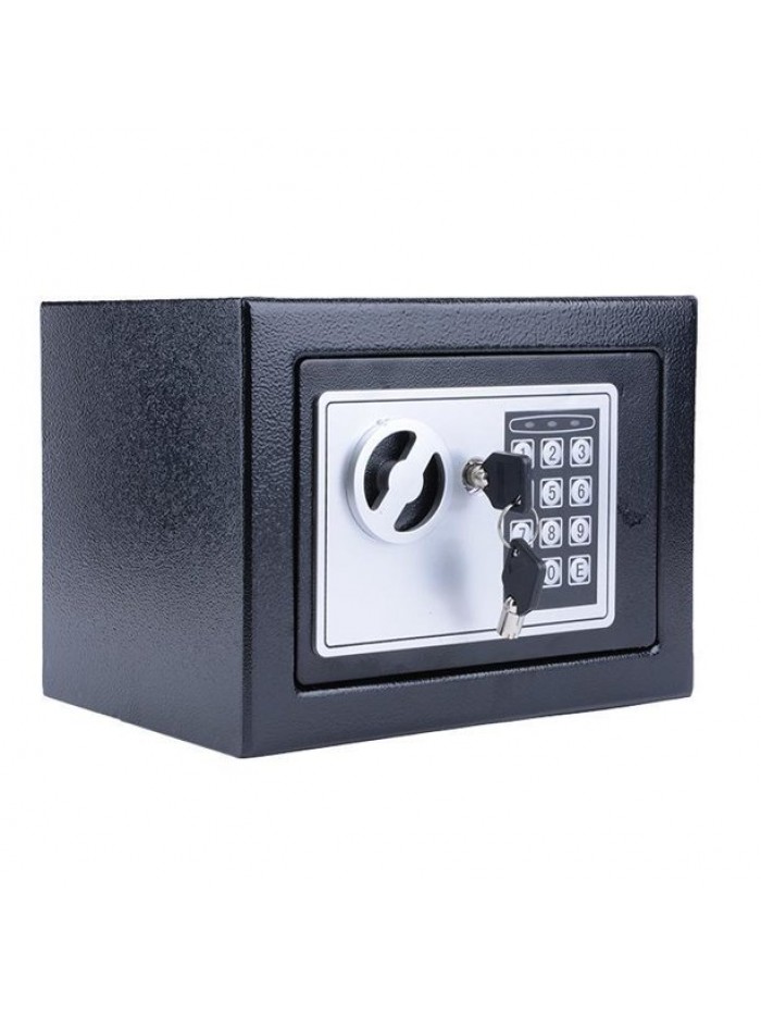 Digital Security Safe, Electronic Steel, Fireproof Lock Box with Keypad to Protect Money, Jewelry, Passports for Home, Business or Travel HFON