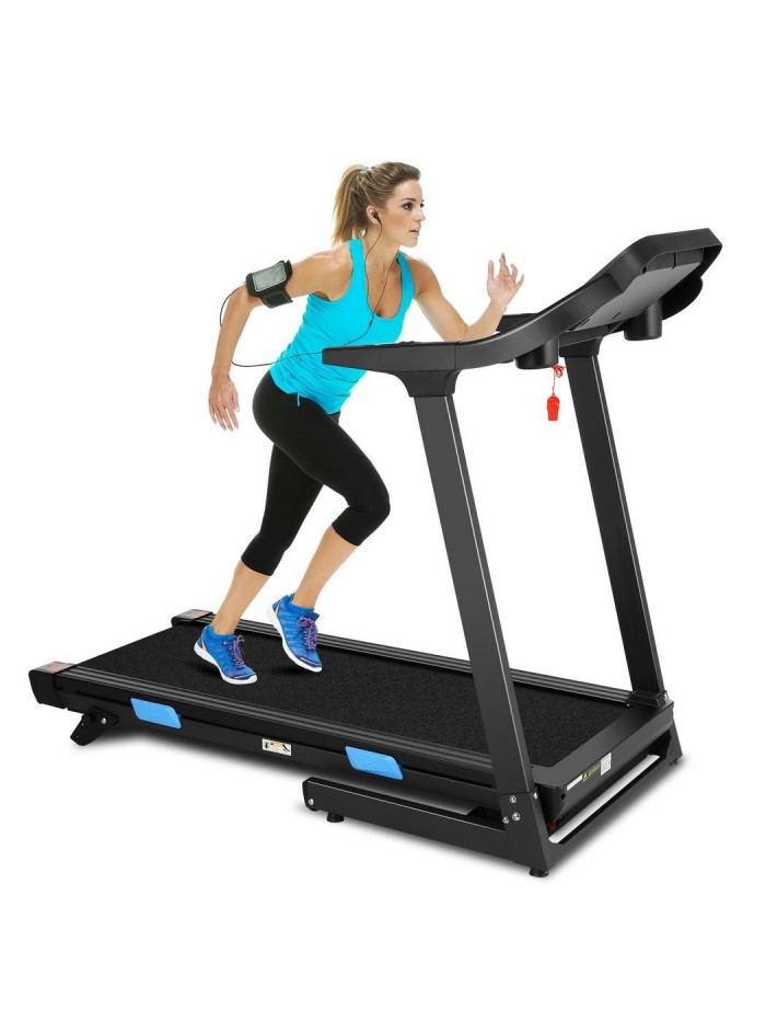 Treadmill 300 lb Capacity, 3.25 HP Incline Treadmill with APP & Bluetooth Audio Speakers, Electric Folding Treadmills for Home Office ym, Indoor Walking Running Exercise Machine
