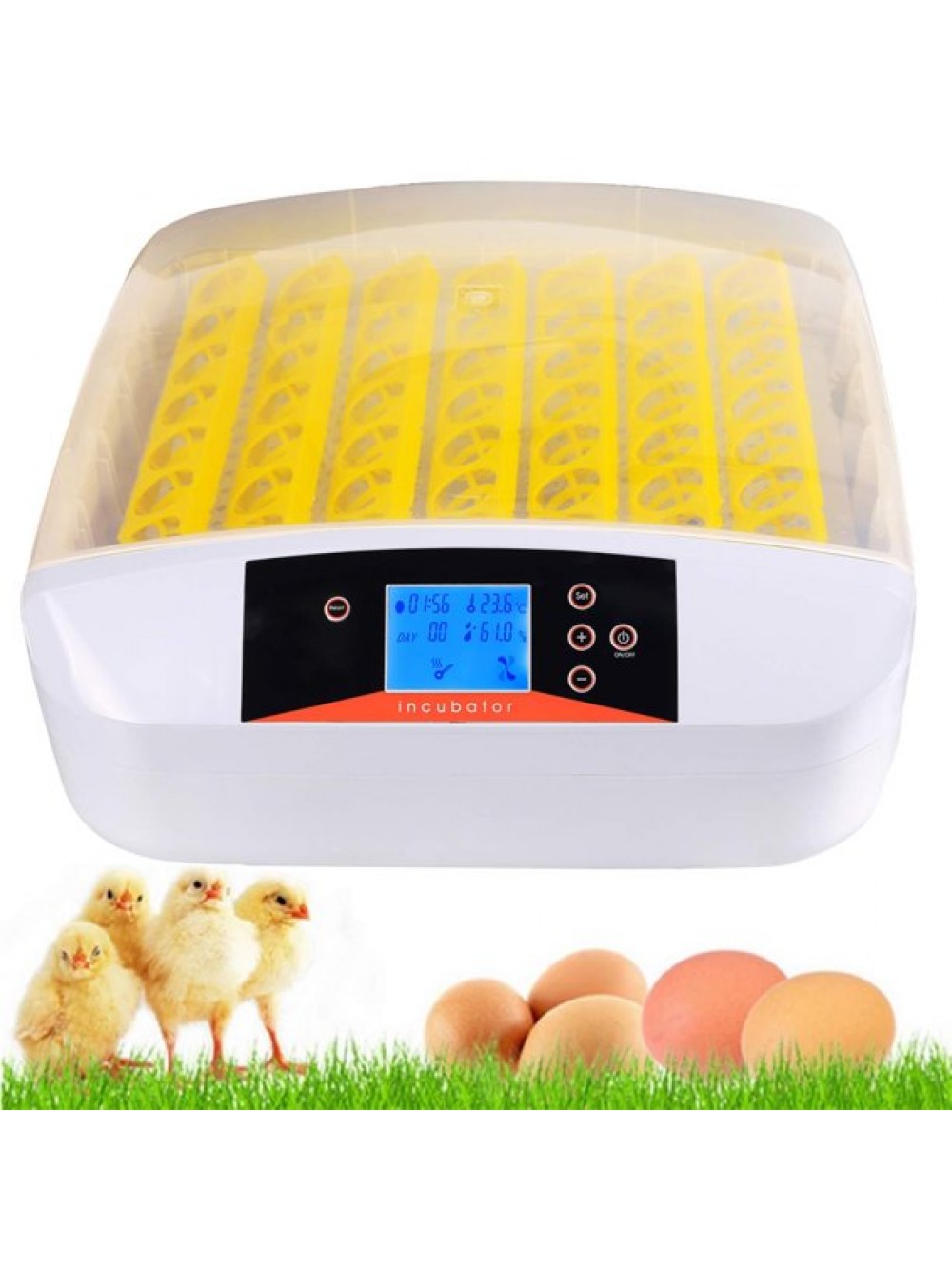 Digital Egg Incubator,Upgrade 55 LED Display Intelligent