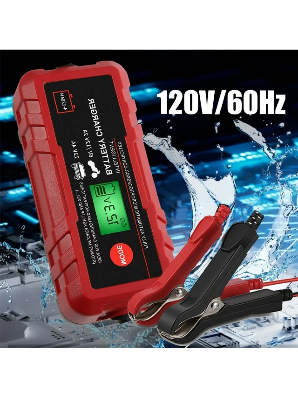 Adnoom 70W 10A Fully Automatic Battery Charger 6V 12V Lead Photo Inspiration